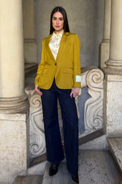 WU-SIDE - giacca blazer - SENAPE