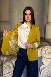 WU-SIDE - giacca blazer - SENAPE