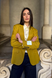 WU-SIDE - giacca blazer - SENAPE