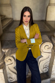 WU-SIDE - giacca blazer - SENAPE