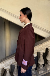 WU-SIDE - giacca blazer - CAFFE