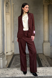 WU-SIDE - pantalone palazzo - CAFFE