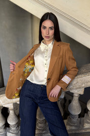 WU-SIDE - giacca blazer - CAMMELLO