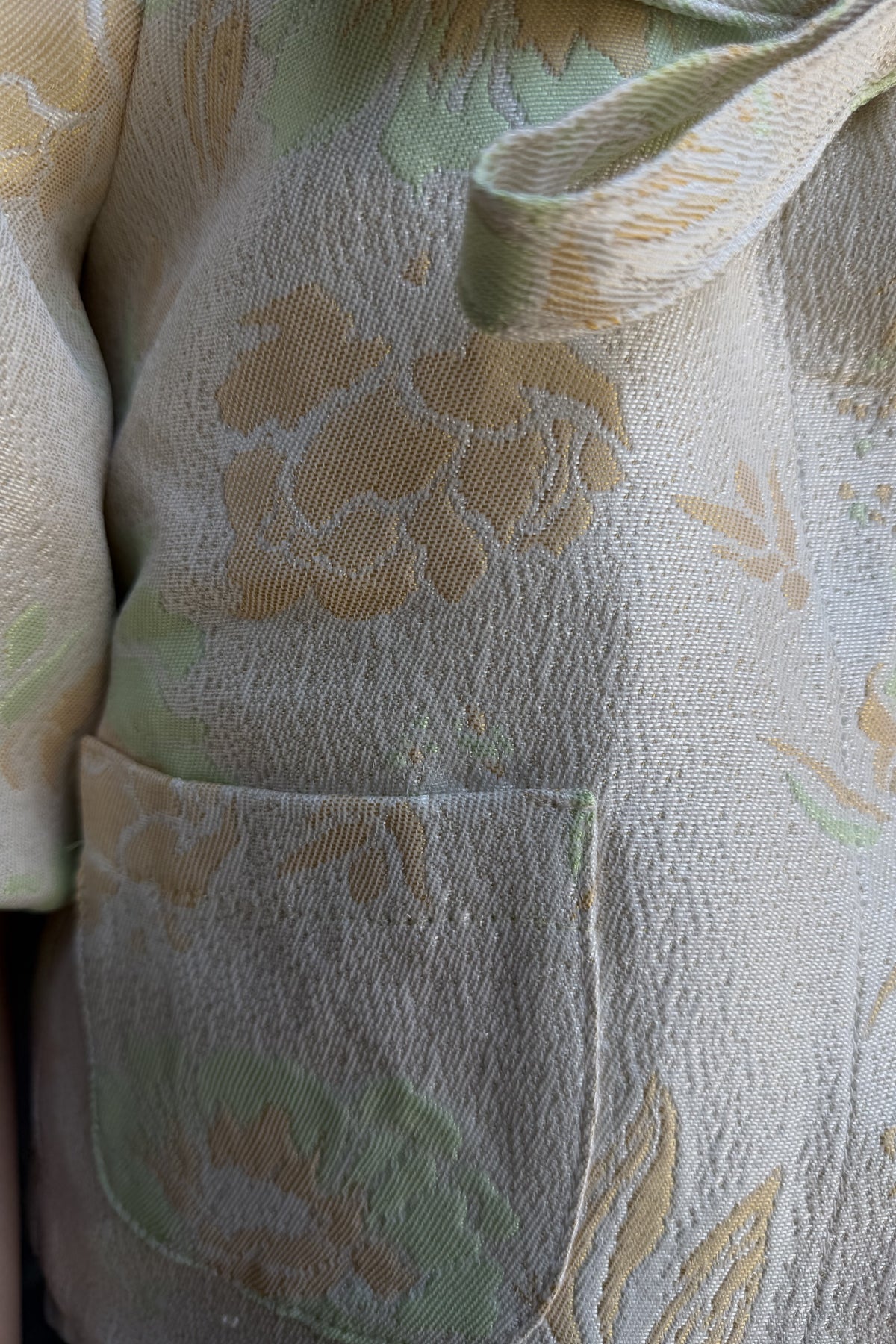 FLOW - giacca jacquard - VERDE