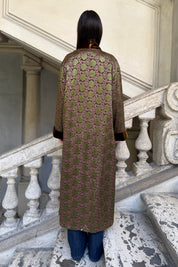 WU-SIDE - kimono seta viscosa - MORO ROSA