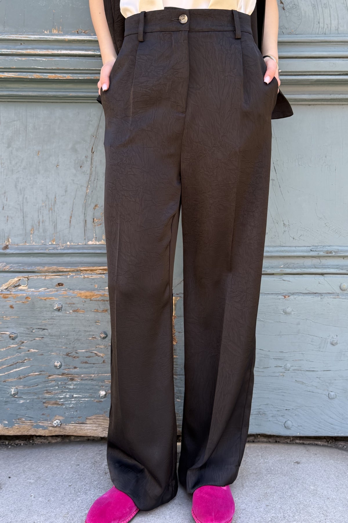 HAPPY 25 - pantalone betta - NERO