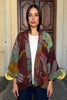 one-hundred-stars-1 - giacca kimono wool - CRANE BROWN