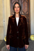 WU-SIDE - giacca blazer viscosa - RUGGINE