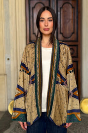 one-hundred-stars-1 - giacca kimono velluto - FLEUR DE LYS SAND