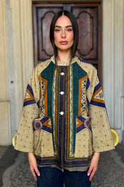 one-hundred-stars-1 - velvet jacket - FLEUR DE LYS SAND