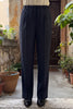 HAPPY 25-pantalone gessato lisbona - BLUE