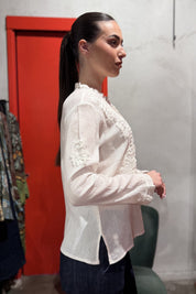 MAISON HOTEL - blousa gabriela - OFF WHITE