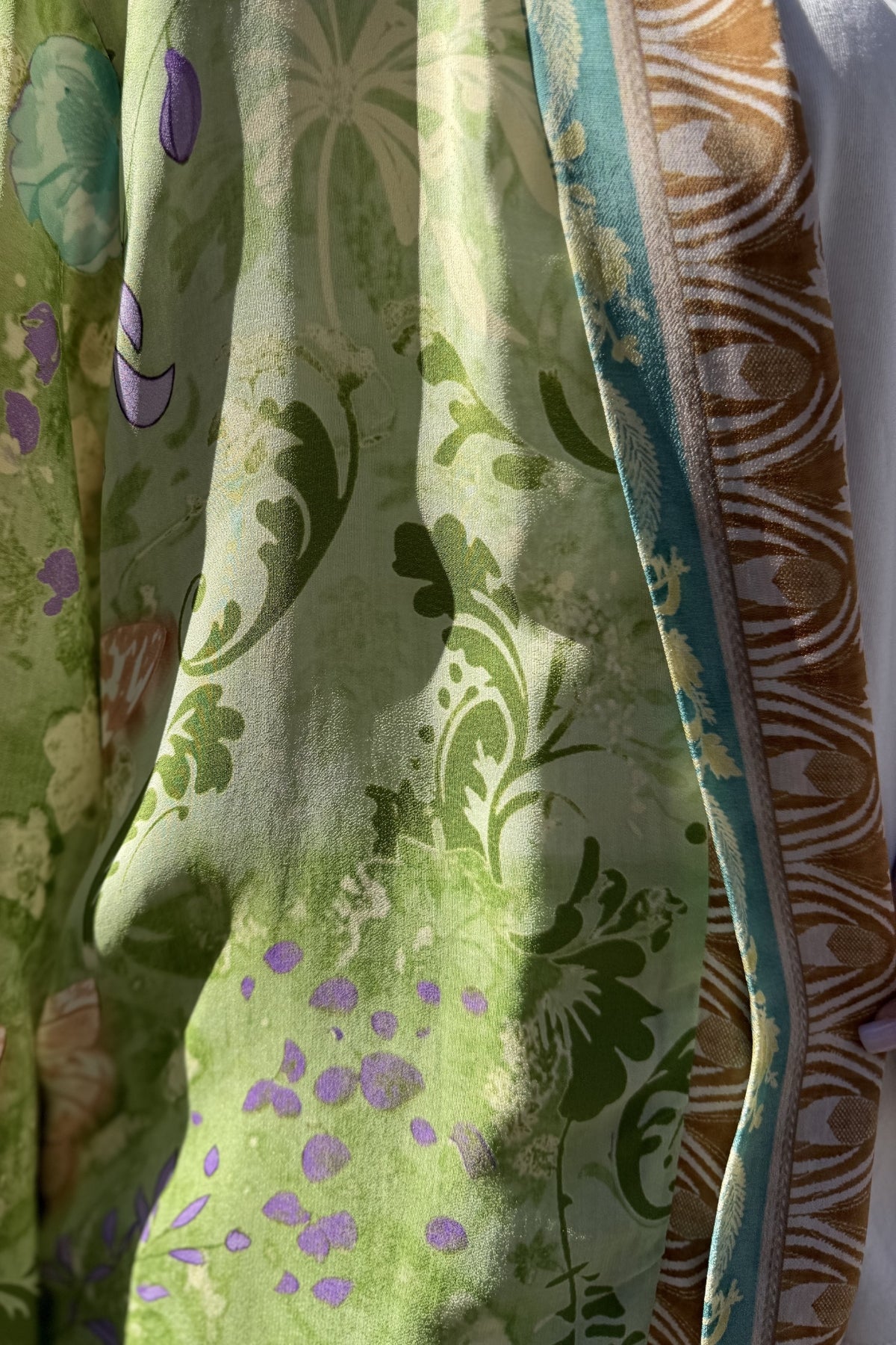 WU-SIDE - giacca kimono viscosa sfoderato - VERDE