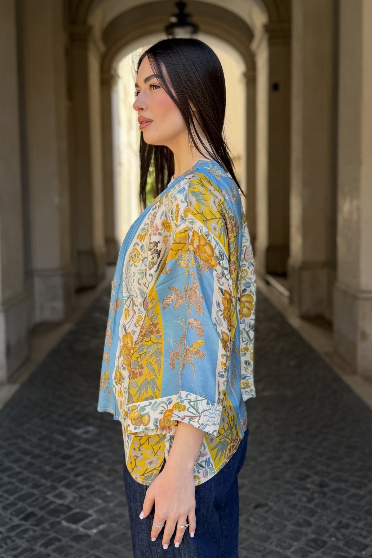 one-hundred-stars-1 - giacca kimono - RIBBONS GOLD