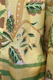 WU-SIDE - giacca kimono viscosa - GIALLO GARDEN