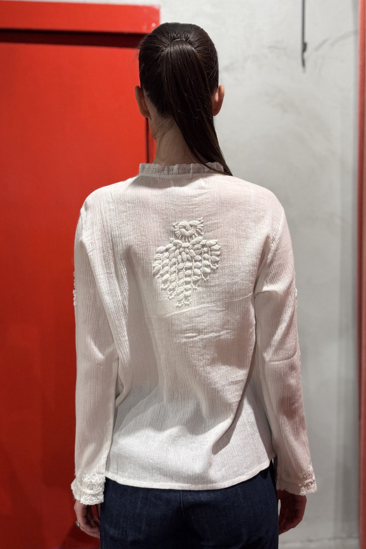 MAISON HOTEL - blousa gabriela - OFF WHITE
