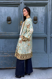 WU-SIDE - kimono viscosa - MENTA