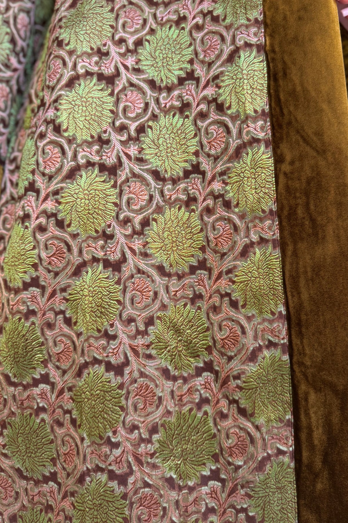 WU-SIDE - kimono seta viscosa - MORO ROSA