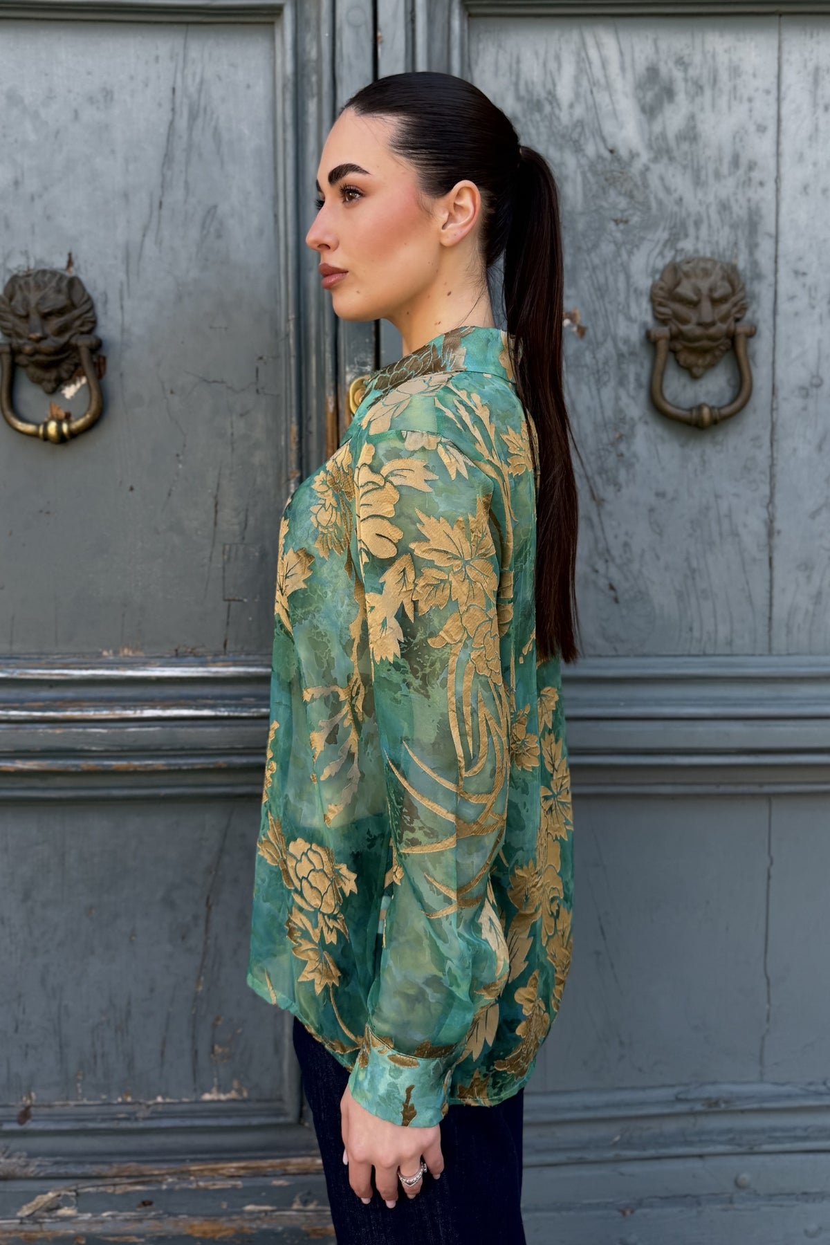 WU-SIDE - camicia dovere - SMERALDO