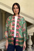 WU-SIDE - giacca kimono viscosa - VERDE CORAL