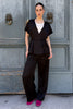 HAPPY 25 - pantalone betta - NERO