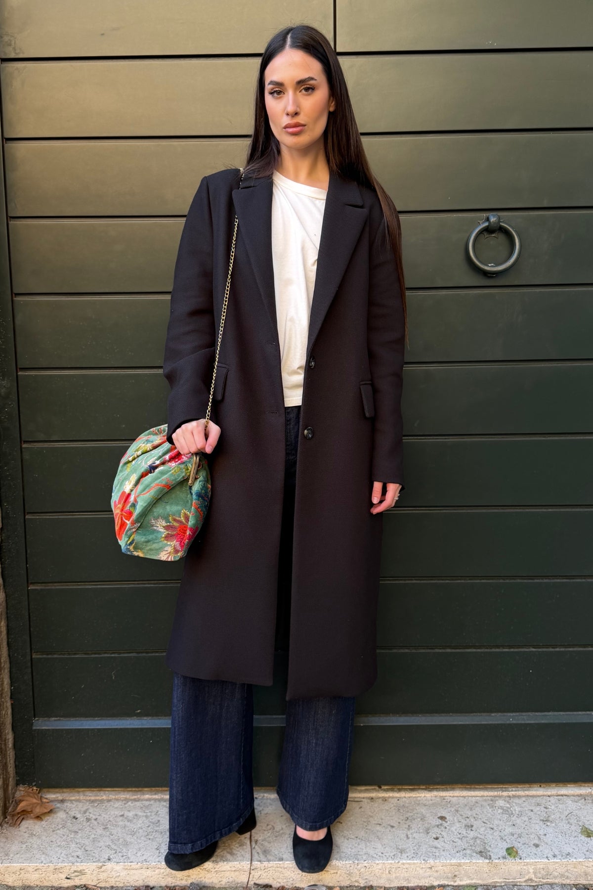 ARTEFILIA-MILANO - borsa katia velluto clutch grande - BRERA SAVOIA