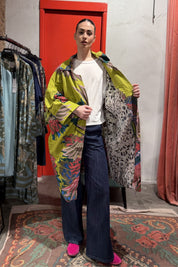 one-hundred-stars-1 - artisan coat - CRANE OLIVE