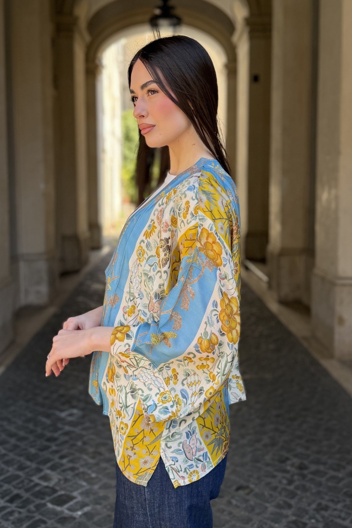 one-hundred-stars-1 - giacca kimono - RIBBONS GOLD