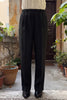HAPPY 25 – pantalone gessato lisbona - NERO