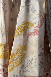 WU-SIDE - kimono viscosa lungo sfoderato - AVORIO