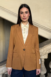 WU-SIDE - giacca blazer - CAMMELLO