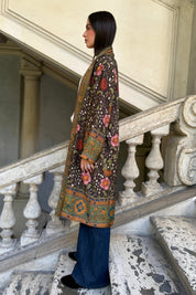 WU-SIDE - kimono viscosa mid - MORO ROSA