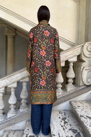 WU-SIDE - kimono viscosa mid - MORO ROSA