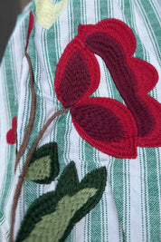 SISSEL EDELBO - blousa lotta - GREEN
