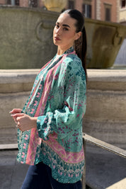 WU-SIDE - giacca kimono viscosa sfoderato - TIFFANY