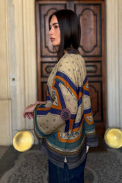 one-hundred-stars-1 - giacca kimono wool - FLEUR DE LYS SAND