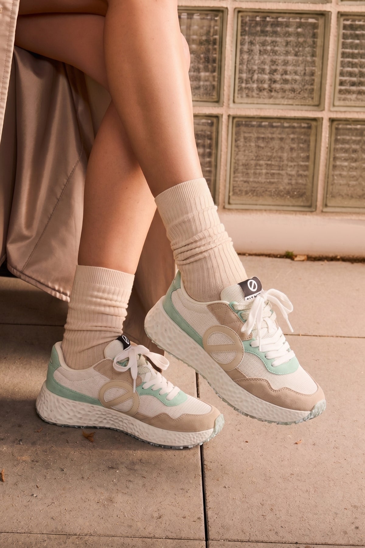 NO NAME - carter jogger - SAND DOVE MINT