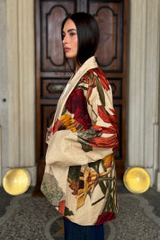 one-hundred-stars-1 - giacca kimono velluto - NASTURPIUM FAWN