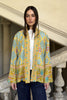 WU-SIDE - giacca kimono viscosa - GIALLO