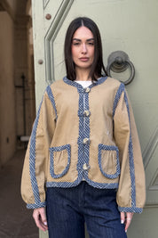SISSEL EDELBO - como jacket - SAND