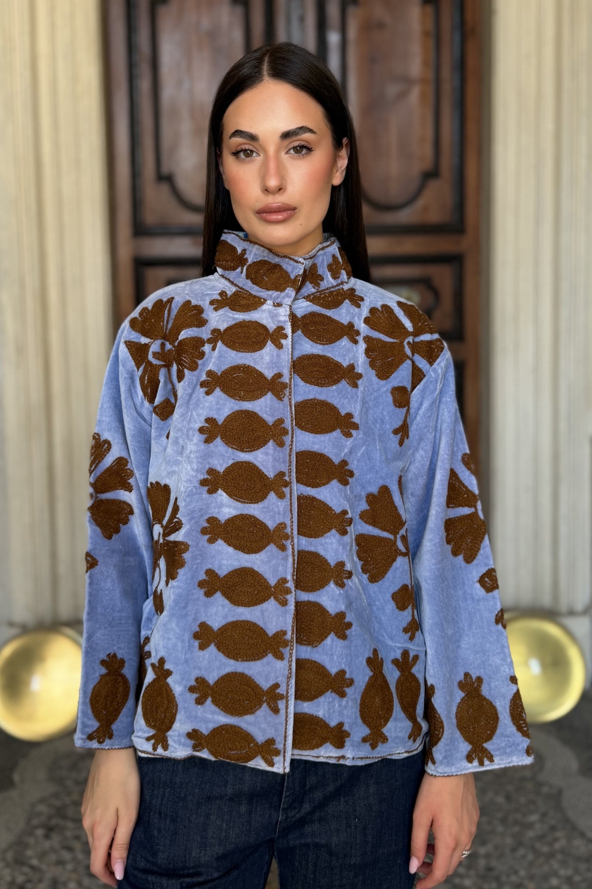 FABRICE PARIS - giacca kimono moucheron - 75