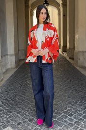 one-hundred-stars-1 - giacca kimono - STORK SCARLET