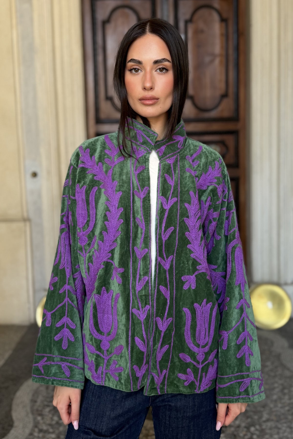 FABRICE PARIS - giacca kimono moucheron - 80