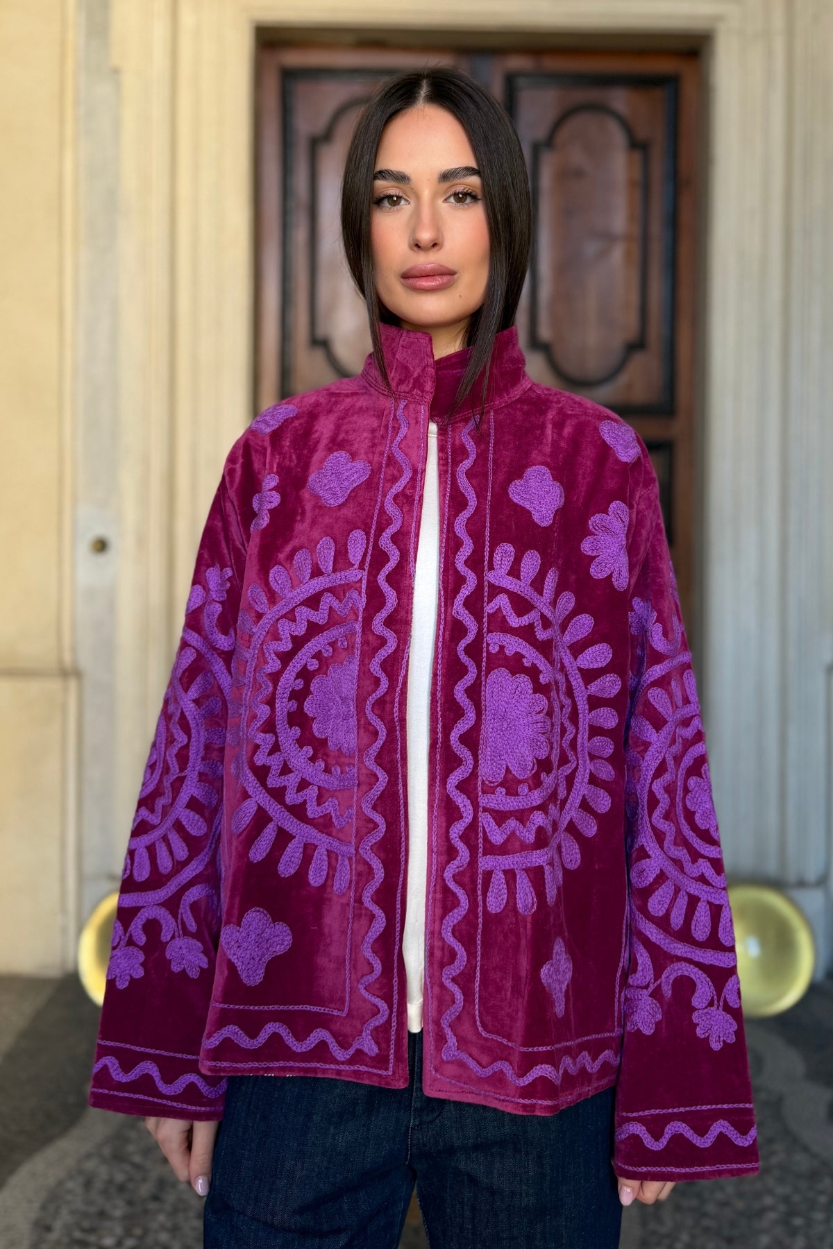 FABRICE PARIS - giacca kimono moucheron - 151