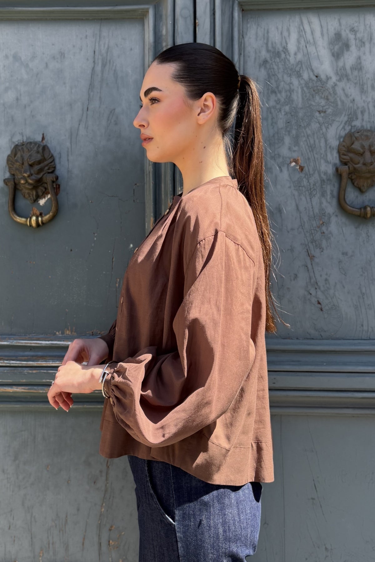 HAPPY 25 - camicia gilda - CACAO