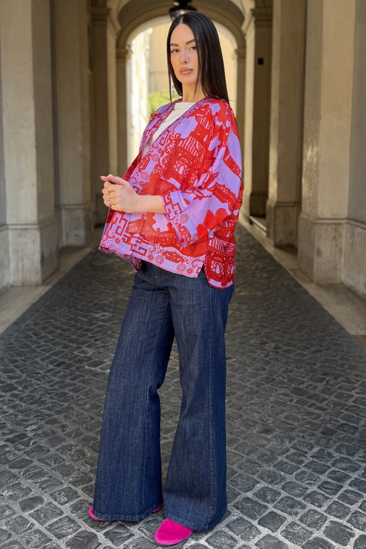 one-hundred-stars-1 - giacca kimono - GIANT WILLOW VIOLET