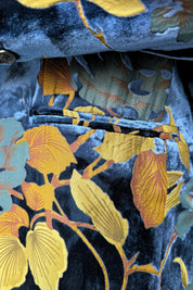 WU-SIDE - giacca devore velluto - BLUE GOLD