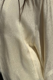 WU-SIDE - giacca kimono viscosa - AVORIO