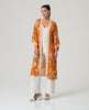 SURKANA - kimono viscosa sfoderato - ARANCIO