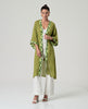 SURKANA - kimono viscosa sfoderato - VERDE